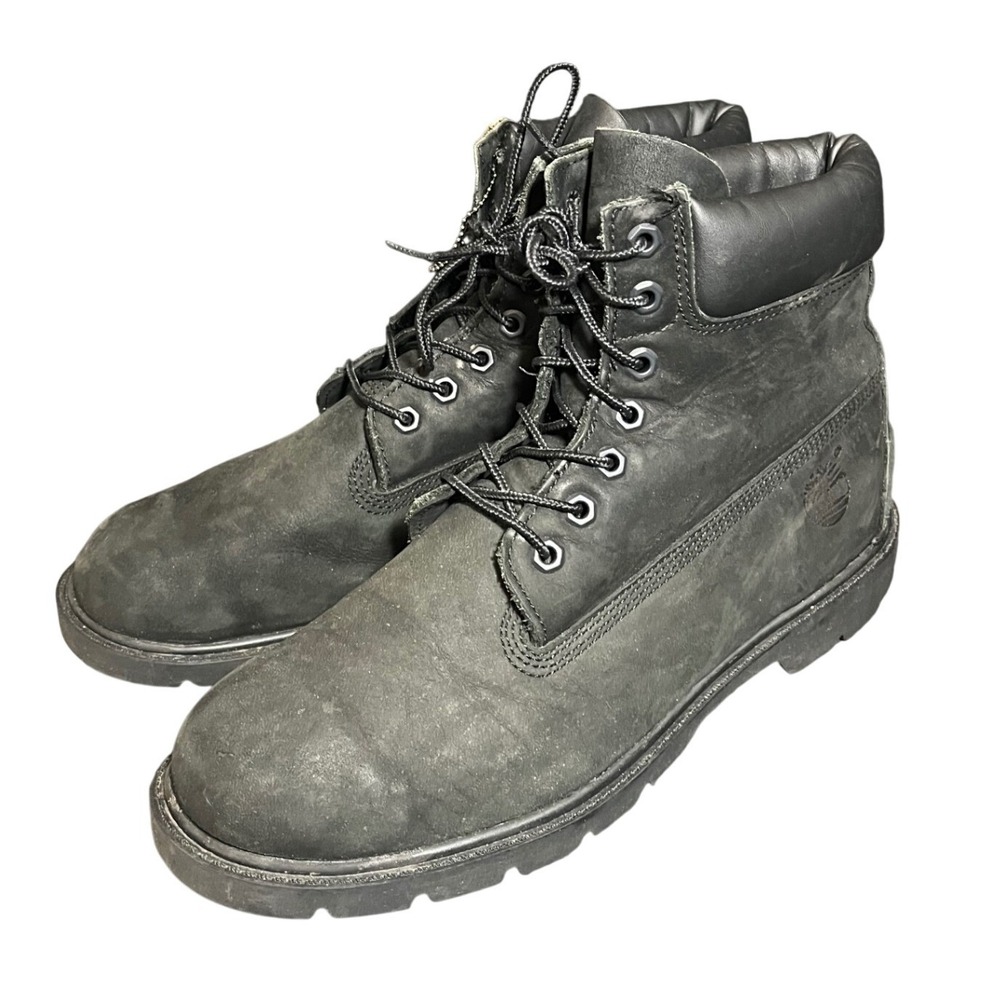 Timberland 6 Inch Premium Boot Mens 10.5 Black Waterproof Primaloft Insulated
